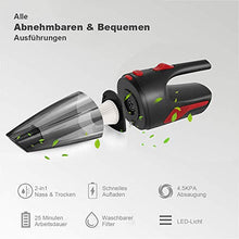 Carica l&#39;immagine nel visualizzatore di Gallery, Aspirabriciole, Aspirabriciole Senza Fili Potente 120W, 4500PA Umido e Secco...