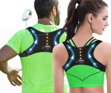 Carica l&#39;immagine nel visualizzatore di Gallery, TECH THERAPEUTICS Correttore Posturale Spalle Schiena Dritta - Postura Schiena Uomo e Donna - Raddrizza Spalle Fascia Posturale per Mal Di Schiena, Collo, Spalle e Cervicale - Taglia S-M