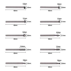 Fresa Rotante - GOXAWEE 20Pcs HSS Frese Routing Router Bits Legno Fresatura... - Ilgrandebazar