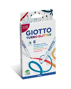 GIOTTO TURBO GLITTER Ast. 8 pennarelli glitterati