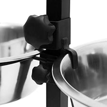 Carica l'immagine nel visualizzatore di Gallery, Relaxdays 10019116_399 Ciotole Rialzate per Cani in Acciaio Inox HxLxP: 42 x...