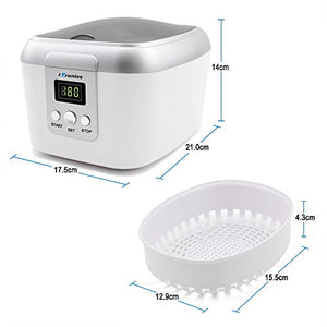 iTronics 600ML Pulitore ad Ultrasuoni Lavatrice Professionale...