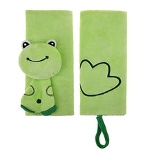 Carica l&#39;immagine nel visualizzatore di Gallery, INCHANT Cartoon Animal morbida cablaggio della cintura di sicurezza Green