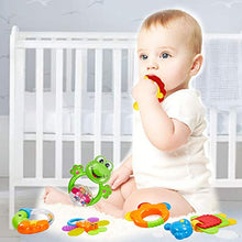 Carica l&#39;immagine nel visualizzatore di Gallery, HERSITY Sonagli per Bambini Giocattoli Set Massaggiagengive Neonato Giochi...