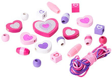 Carica l&#39;immagine nel visualizzatore di Gallery, Melissa &amp; Doug- Cuori Luccicanti Set di Perline in Legno, Multicolore - Ilgrandebazar