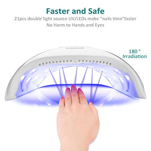 NAVANINO Lampada UV LED, Può Curare Rapidamente i Raggi Gel gel... - Ilgrandebazar