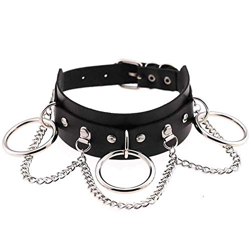 1 Pezzo Trend PU Catena Clavicola,O-Ring Clavicola, Collana O-Ring... - Ilgrandebazar