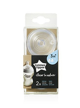 Carica l&#39;immagine nel visualizzatore di Gallery, Tommee Tippee Closer to Nature Tettarelle, Flusso Medio (2 Pezzi) Bianco - Ilgrandebazar