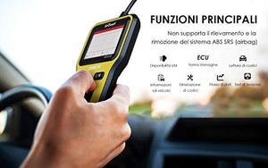 ieGeek OBD2 Diagnosi Auto Italiano, Scanner di Guasto Motore Cancella Errore...