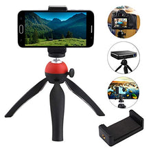 Carica l&#39;immagine nel visualizzatore di Gallery, Mini treppiede con supporto per cellulare, rotazione a 360°, Rosso