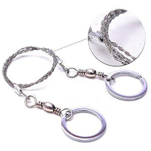 Carica l'immagine nel visualizzatore di Gallery, WENTS Sega Sopravvivenza Filo 2PCS Mini in Acciaio Inox Emergenza...