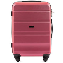 Carica l&#39;immagine nel visualizzatore di Gallery, WINGS LUGGAGE Carrello Spazioso - Valigia Leggera Per M 66x43x27, Rosa