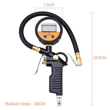Carica l&#39;immagine nel visualizzatore di Gallery, GOLDGE Manometro Digitale 255 PSI, Alta Precisione Pressione Gomme... - Ilgrandebazar