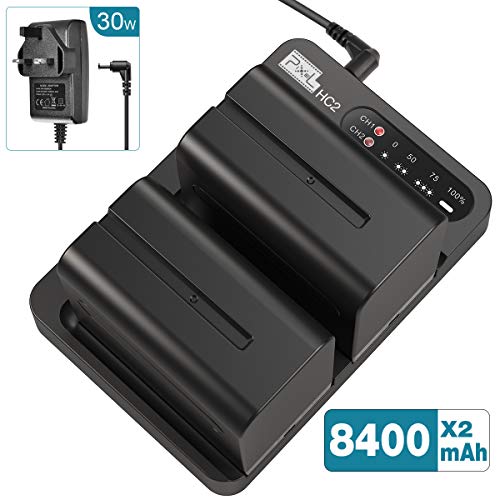NP-F970 - Batteria e caricabatterie (doppio canale 30w Quick Charger), Pixel...
