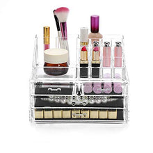 Carica l&#39;immagine nel visualizzatore di Gallery, Display4top cosmetico dell&#39; organizzatore di immagazzinaggio 4 cassetti in...