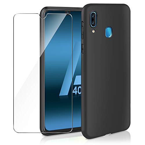 ivencase Cover Samsung Galaxy A40 & Pellicola Protettiva in Vetro Temperato,...
