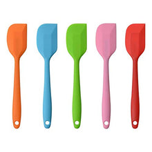 Carica l'immagine nel visualizzatore di Gallery, MOACC Spatole in Silicone - 500°F Resistente al Calore 5 pezzi(21.5*4cm) - Ilgrandebazar