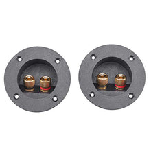 Carica l&#39;immagine nel visualizzatore di Gallery, Foxnovo 2PCS DIY Home auto stereo altoparlanti a vie box terminal binding...