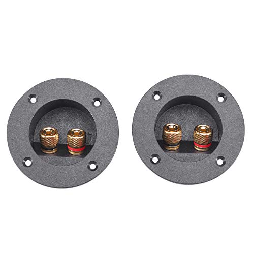 Foxnovo 2PCS DIY Home auto stereo altoparlanti a vie box terminal binding...