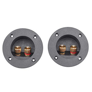 Foxnovo 2PCS DIY Home auto stereo altoparlanti a vie box terminal binding...