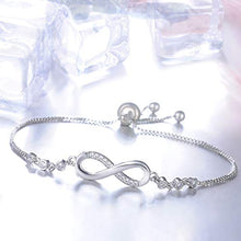 Carica l&#39;immagine nel visualizzatore di Gallery, Bracciale a due fili Infinity Symbol Ladies a... - Ilgrandebazar
