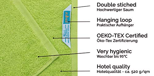 Asciugamano Bambino ZOLLNER 100x100 Cm | Cotone Super Assorbente Con Cappuccio - Foto 5