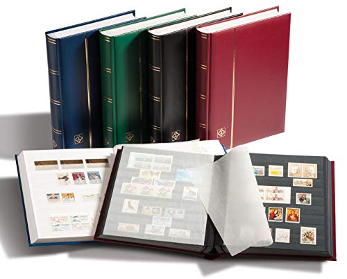 Leuchtturm 341309 A4 Stock Book, 32 white pages, padded cover, blue - Ilgrandebazar