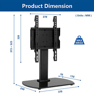 RFIVER Supporto TV Tavolo Universale Girevole Piedistallo Porta 20" -- 40" - Ilgrandebazar