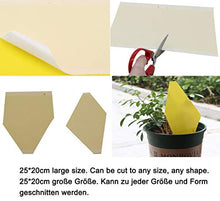 Carica l&#39;immagine nel visualizzatore di Gallery, Plai 30 Fogli MoscheTrappola(giallo 20 x 25 cm), Trappola Bi-adesiva per 30
