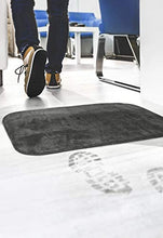 Carica l&#39;immagine nel visualizzatore di Gallery, GEMITEX Tappeto MERLINO 50X80 ULTRASSORBENTE, Polyester, 50 x 80, Antracite