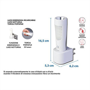 Poly Pool PP3301 GENIALUX Lampada Ricaricabile 14 + 6 LED Portatile Luce Di... - Ilgrandebazar