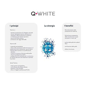 Q-WHITE crema gel schiarente sbiancante per il trattamento delle macchie...