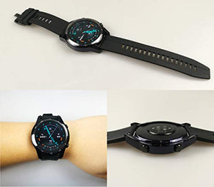 sciuU Cover Protettiva per Huawei GT 2 (46mm, Uscita * 1, A - Nero - Ilgrandebazar