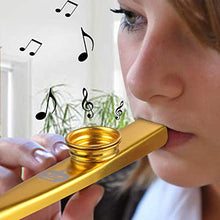 Carica l&#39;immagine nel visualizzatore di Gallery, Anpro 6 Pezzi Kazoo in metallo con sei membrane flauto membrana bocca Kazoo... - Ilgrandebazar