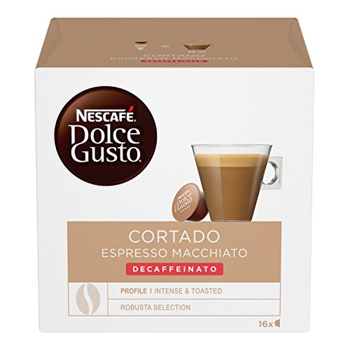 Nescafé Dolce Gusto Cortado Espresso Macchiato Decaffeinato, 3 Confezioni da...