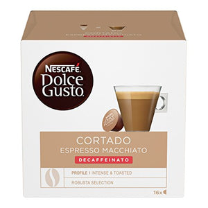 Nescafé Dolce Gusto Cortado Espresso Macchiato Decaffeinato, 3 Confezioni da...