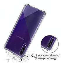 Carica l&#39;immagine nel visualizzatore di Gallery, QHOHQ Cover per Samsung Galaxy A50S, A50, A30S,Ultra Sottile in Trasparente