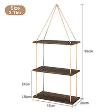 Carica l'immagine nel visualizzatore di Gallery, SOLEDI Mensola da Muro Decor e Archiviazione 2 in 1 Scaffale 3 Livelli
