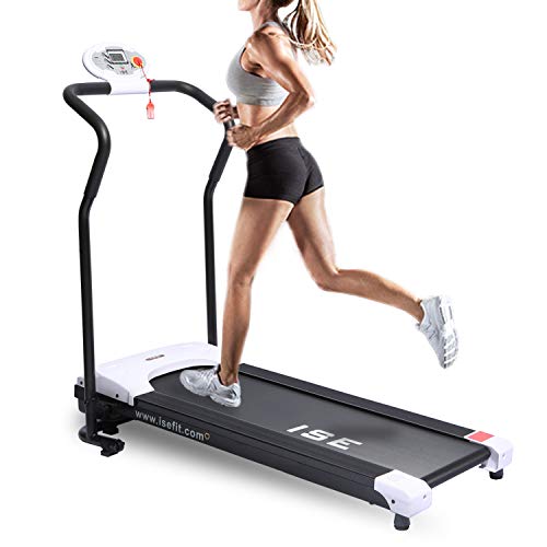 ISE Tapis Roulant Pieghevole Elettrico, Motore DC 750W, 10 km/h ,...