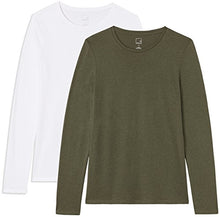Carica l&#39;immagine nel visualizzatore di Gallery, Marchio Amazon - MERAKI T-shirt Girocollo a Manica Lunga Donna - Ilgrandebazar