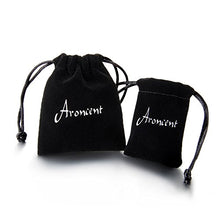 Carica l&#39;immagine nel visualizzatore di Gallery, Aroncent 8PCS donna uomo Huggie orecchini a cerchio in acciaio INOX Black - Ilgrandebazar