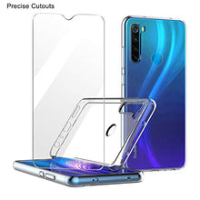 Carica l&#39;immagine nel visualizzatore di Gallery, HTDELEC Cover Xiaomi Redmi Note 8 + 2 Pezzi 8, Trasparente