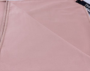 Iseaa 2 Pezzi Asciugamano in Microfibra 30x50cm + Borsa, Marrone