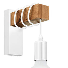 Carica l&#39;immagine nel visualizzatore di Gallery, EGLO Townshend illuminazione da parete Adatto per uso interno Bianco, Legno... - Ilgrandebazar