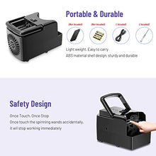 Carica l'immagine nel visualizzatore di Gallery, Macchina per Bolle, Soffiatore di Bolle Automatico, Creatore di Bolle Portatile Supporta Più Modalità di Alimentazione (Plug-in/Batterie/Power Bank) e Due Livelli di Velocità