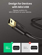 Carica l&#39;immagine nel visualizzatore di Gallery, UGREEN Cavo Mini USB 2.0 A Maschio a B per Fotocamere, GoPro 1M - Ilgrandebazar
