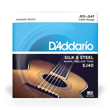 Carica l&#39;immagine nel visualizzatore di Gallery, D&#39;Addario EJ40 Set Corde Acustica Silk And Steel Folk - Ilgrandebazar