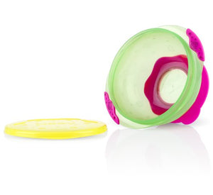Nuby - Ciotola impilabile con coperchio e ventosa, confezione da 3,... - Ilgrandebazar