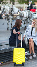Carica l&#39;immagine nel visualizzatore di Gallery, WINGS LUGGAGE Carrello Spazioso - Valigia Leggera Per S 55x38x22, Champagne