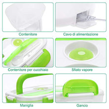 Carica l&#39;immagine nel visualizzatore di Gallery, YISSVIC Scaldavivande Portavivande Elettrico Lunch Box Portatile Plastica... - Ilgrandebazar